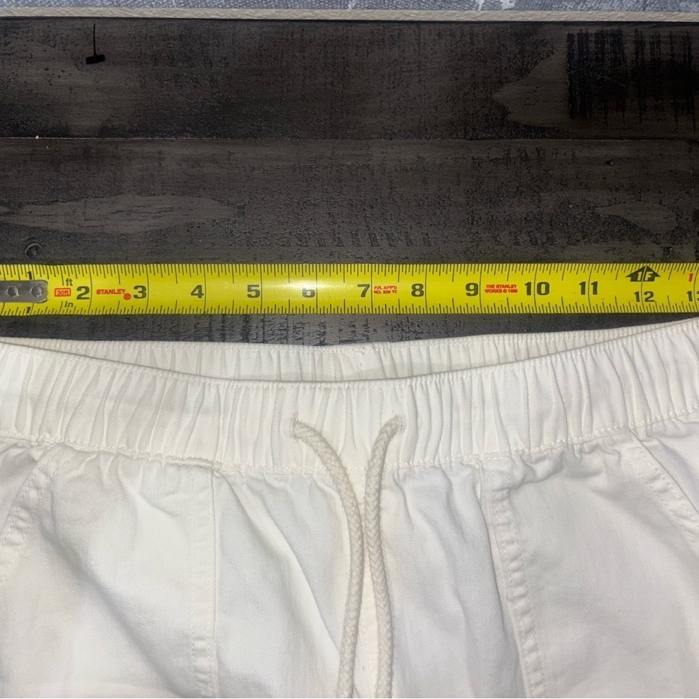 Aerie Beach Pants White linen Distressed - Picture 11 of 13